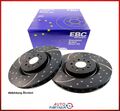 EBC Turbogroove Bremsscheibe Ø 245mm hinten passend für Audi A4 + Avant 8D B5