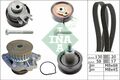 INA Wasserpumpe + Zahnriemensatz 530 0538 30 für SEAT SKODA VW