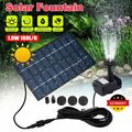 Solar Pumpe Teichpumpe Springbrunnen Gartenbrunnen Brunnen Fontäne 180L/H 1.8W