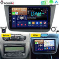 DAB+ Autoradio Für Seat Altea XL 2004-2015 Toledo III Android 13 GPS Navi 4+64GB