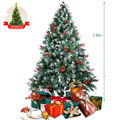 Künstlicher Weihnachtsbaum 150 180 210 cm Christbaum Tannenbaum Schnee Grün LED