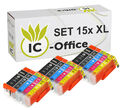 15 Tinte Patronen für PGI-550 CLI-551 XL CANON IP7250 MX925 MG5550 MG6350 MG6450