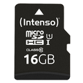 Intenso UHS-I Performance 16 GBmicroSDHC, Speicherkarte schwarz, UHS-I U1, Class