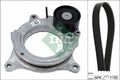 Keilrippenriemensatz INA für BMW F20 F21 F23 F22 F87 F30 F80 15-21 529048810