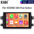 2+64G Für SUZUKI SX4 Fiat Sedici 9" Android 13 Autoradio GPS Navi Wifi CarPlay