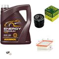 MANN Inspektionspaket 5 L MANNOL Energy Premium 5W-30 für KIA Rio IV 1.25 1.4