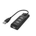 HAMA 4-fach, USB Hub, Schwarz