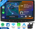 6+64G 10,1Zoll Android 13 Autoradio 2 DIN Apple CarPlay GPS NAVI WiFi 4G LTE KAM