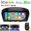 Autoradio Für BMW E60 E61 E63 E64 E90 E91 Android 14 6+64GB CarPlay GPS AUX WIFI