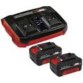 Einhell Power X-Change PXC-Starter-Kit 2x 4,0Ah & Twincharger Kit 4512112