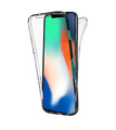 iPhone XR 360° Grad Handyhülle Hülle Schutzhülle Full Cover Case Vorne + Hinten