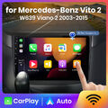 Android 13 Carplay Autoradio Für Benz Vito 2 W639 Viano2 2003 GPS NAVI 2G+32G