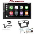 Autoradio Pioneer Apple CarPlay Android Auto DAB für Hyundai i20 ab 2014 schwarz