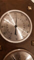 Wetterstation analog Barometer Hygrometer Thermometer Eiche Holz