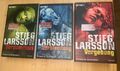 3 Bände Stieg Larsson Verdammnis / Verblendung / Vergebung  TASCHENBUCH Trilogie