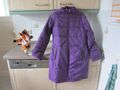 Reject Steppmantel Winterjacke Übergang Parka lila violett Größe 38 neu