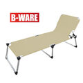 XXL Gartenliege Sonnenliege Strandliege B-Ware Liegestuhl klappbar beige