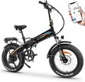 E-Bike 750W Mountainbike 20 Zoll Elektrofahrrad Klapprad MTB 15AH Fatbike 40km/h