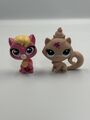 Littlest Pet Shop LPS Katze/Kätzchen Figur Haustier Konvolut X2 LPS süße Katzen Set