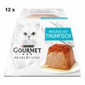 PURINA GOURMET REVELATIONS MOUSSE KATZENFUTTER NASSFUTTER THUNFISCH 12 x 57g