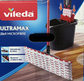 Vileda ULTRAMAX Komplettset Bodenwischer und Eimer mit PowerPresse Wischmop OVP