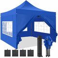 Pavillon 3x3 m Faltpavillon Gartenzelt Partyzelt Festzelt Wasserdicht UV-Schutz