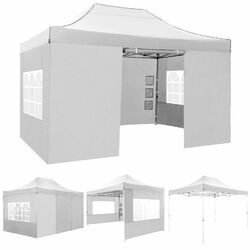 Falt Pavillon WASSERDICHT Pavillion Gartenzelt Partyzelt Dachmaß 3x3m/3x6m