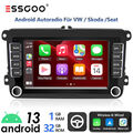 32GB CarPlay Autoradio Android GPS Navi RDS Für VW GOLF 5 6 Passat Tiguan Touran