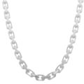 Ankerkette 12mm Massiv 925er Sterlingsilber Halskette Diamantiert Damen Herren