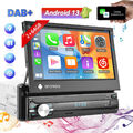 2+64G 1Din 7'' Android 13 Autoradio MP5 Mit GPS Navi BT WIFI USB FM Carplay +DAB