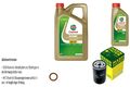 MANN-FILTER Ölfilter 6 L Castrol EDGE 5W-30 LL Titanium FST für Audi VW 80 8C