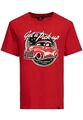 KING KEROSIN Herren T-Shirt mit Vintage-Car Print Get A Pick-Up