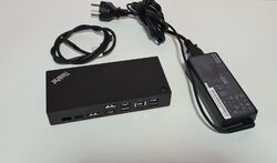 Lenovo LDA-KP ThinkPad Universal  Dockingstation mit Netzteil  und USB-C Kabel.