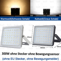 LED Fluter 10W 20W 30W 50W 70W 100W 200W 300Watt Außen Strahler Scheinwerfer DHL