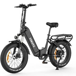 Eskute 20'' Elektrofahrrad 25Ah Trekking Vollfederung Mountainbike E-city-bike