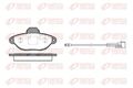 REMSA Bremsbelagsatz, Scheibenbremse 0414.01 für FIAT LANCIA CHEVROLET FORD