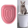 Katzentoilette Trainer Haustier Kätzchen Zuhause Kunststoff Innenbereich Katze Toilette Training Kit