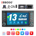 Autoradio 2+64G Android 13 Carplay DAB+ GPS KAM MIK Für VW Touareg T5 Multivan