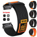 Sport Nylon Armband Ersatz für Garmin Fenix 8 7 7X 6 6X Pro 5 5X Plus 3 HR Epix