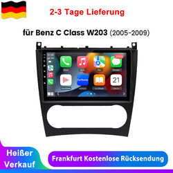 Autoradio Android13 GPS Nav Carplay 64G Für Mercedes Benz C Klasse W203 CLK W209