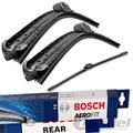 BOSCH AEROFIT SCHEIBENWISCHER VORNE + HINTEN für VW POLO 9N 9N3 ab Bj. 4/2005