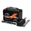 LiTime 12V 100Ah LiFePO4 Lithium Batterie 1280Wh 14,6V 20A Ladegerät Inklusive