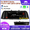 10.25" Android 12 Autoradio für BMW 5er F10 F11 NBT CarPlay DSP Kamera GPS Navi