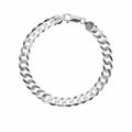 Herren Silber Arrmband Massiv 925 Sterling Silber Armkette Panzerkette Geschenke