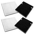 2x Filter Set Vorfilter, Hepa-Filter, Aktivkohle für Beurer LR200 LR210, 660.04