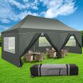 Pavillon Partyzelt  3x3-3x6m PVC Festzelt Gartenzelt Bierzelt Pop Up WASSERDICHT