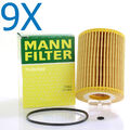 9x Mann-Filter Ölfilter Oelfilter Oil Filter HU 947/2 X