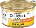 Gourmet PURINA GOURMET Gold Raffiniertes Ragout Katzenfutter nass, 12 er Pack