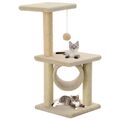 Katzen-Kratzbaum Sisal 65 cm Kletterbaum Spielbaum für Katzen