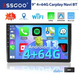 4+64G Android 13 Autoradio DAB+ Für Audi A4 8E 8H B6 B7 2000-2009 Carplay GPS FM